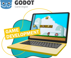 Godot.  Основа создания легендарных игр - КИБЕРшкола программирования для детей, компьютерные курсы для школьников, начинающих и подростков - KIBERone г. ВНИИССОК