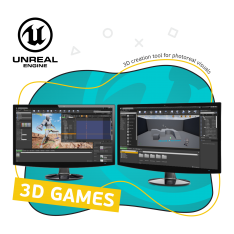 Unreal Engine 4. Игровой движок - КИБЕРшкола программирования для детей, компьютерные курсы для школьников, начинающих и подростков - KIBERone г. ВНИИССОК