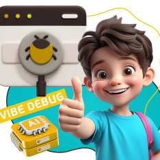 Тестирование & Vibe Debug. Охотники за багами - КИБЕРшкола программирования для детей, компьютерные курсы для школьников, начинающих и подростков - KIBERone г. ВНИИССОК