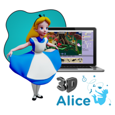 Alice 3d - КИБЕРшкола программирования для детей, компьютерные курсы для школьников, начинающих и подростков - KIBERone г. ВНИИССОК