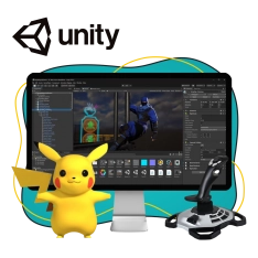Мир игр на Unity 2D на популярном движке + AI-помощники - КИБЕРшкола программирования для детей, компьютерные курсы для школьников, начинающих и подростков - KIBERone г. ВНИИССОК