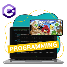Программирование на C#. Удивительный мир 2D-игр - КИБЕРшкола программирования для детей, компьютерные курсы для школьников, начинающих и подростков - KIBERone г. ВНИИССОК