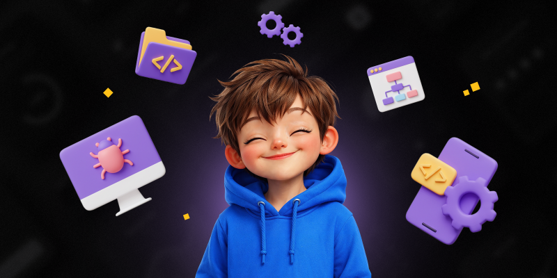 Идеальный сайт с нуля: код, дизайн и AI-помощник - КИБЕРшкола программирования для детей, компьютерные курсы для школьников, начинающих и подростков - KIBERone г. ВНИИССОК